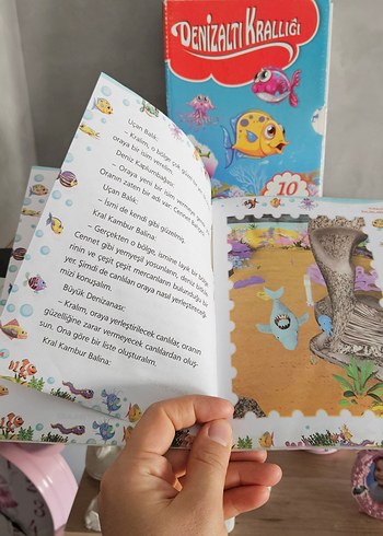  Beden Renk Denizaltı Krallığı 10 Kitap Seti