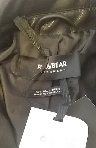 Pull and Bear PULL&BEAR DERİ CEKET KADİN 