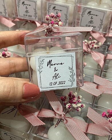 Mini bubble hediyelik mum