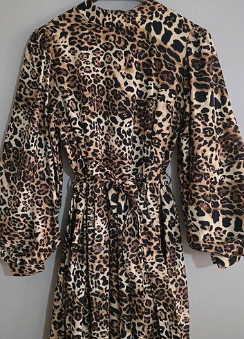 Leopar elbise 