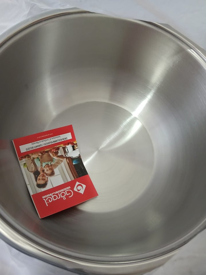 Manheim Germania 30 cm Derin Paslanmaz Çelik Tencere - Görsel 4