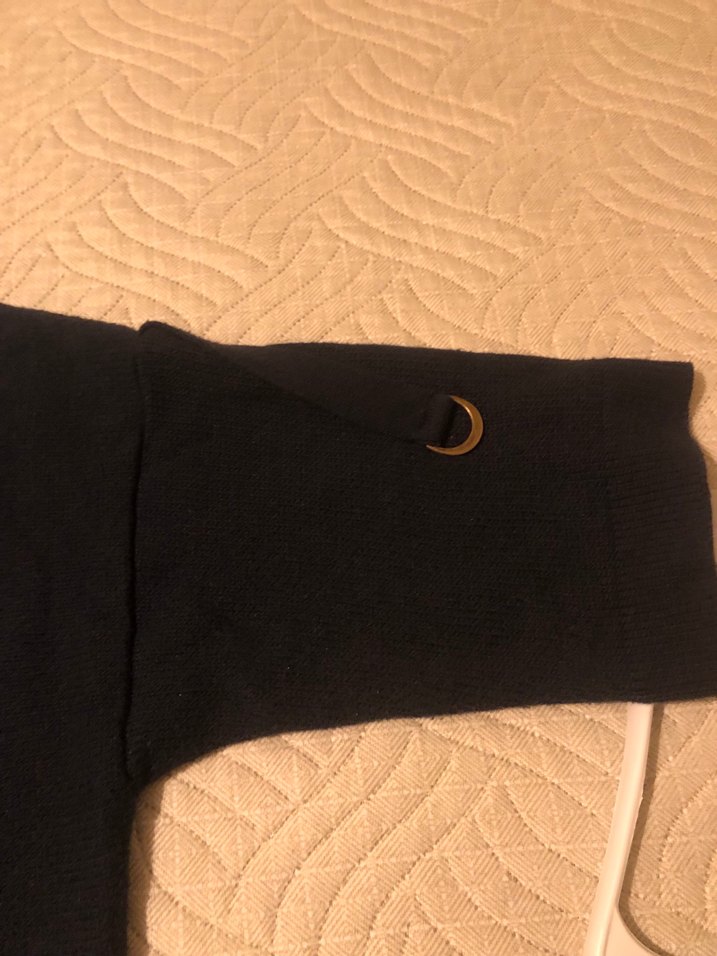 Siyah yarım Kollu Kadın hırka - Görsel 3