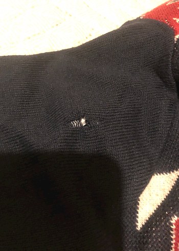 Bohem Etnik Desenli Triko hırka - Görsel 7