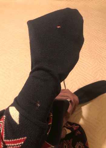 Bohem Etnik Desenli Triko hırka - Görsel 6