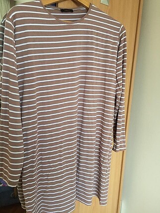 Çizgili vizyon basic tunik