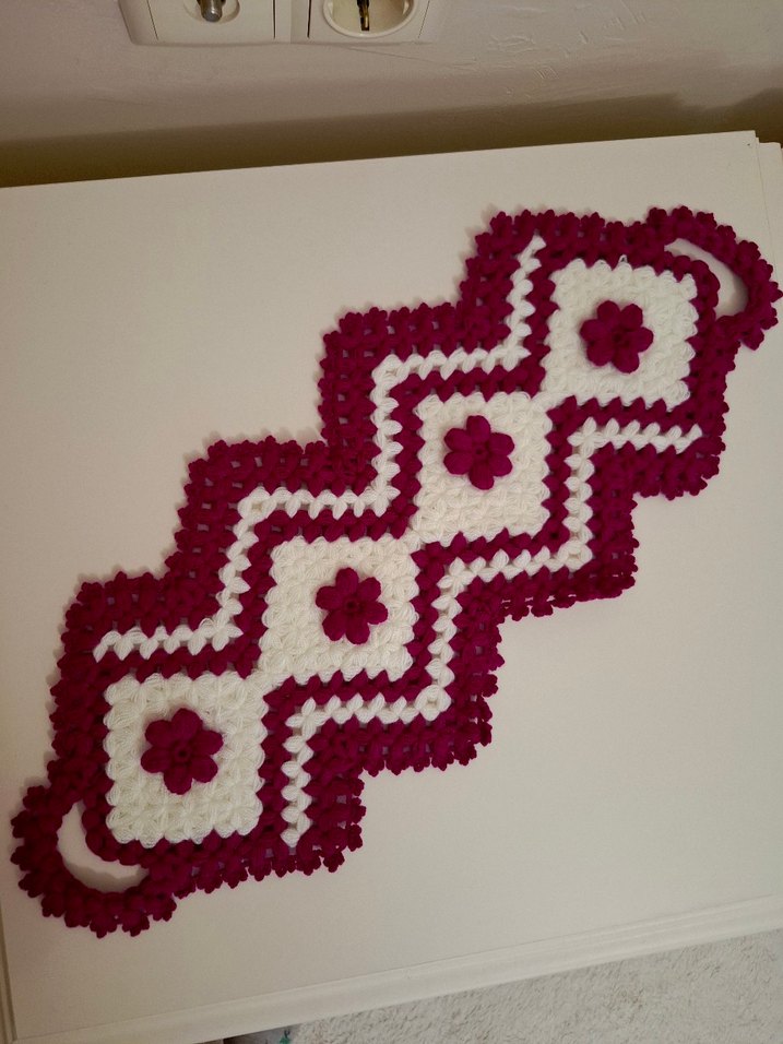 Renkli El Örgüsü Banyo Lifi - Görsel 2