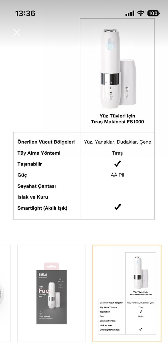 Braun Beyaz Yüz Epilatörü - Görsel 5