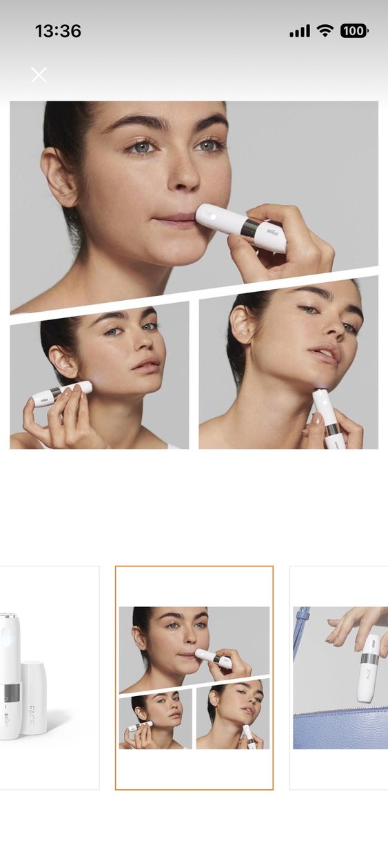 Braun Beyaz Yüz Epilatörü - Görsel 2