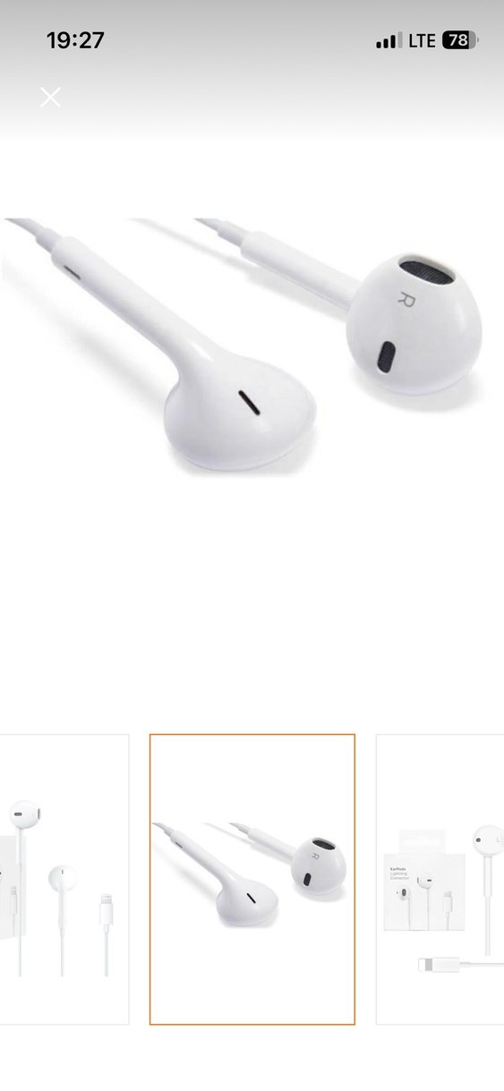 İPhone Kablolu Kulaklık - Görsel 3