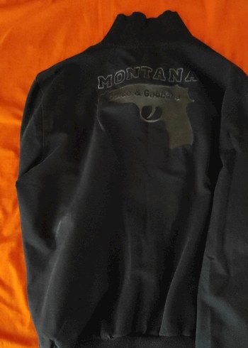Dolce & Gabbana Fermuarlı Siyah Kapüşonlu Erkek Sweatshirt