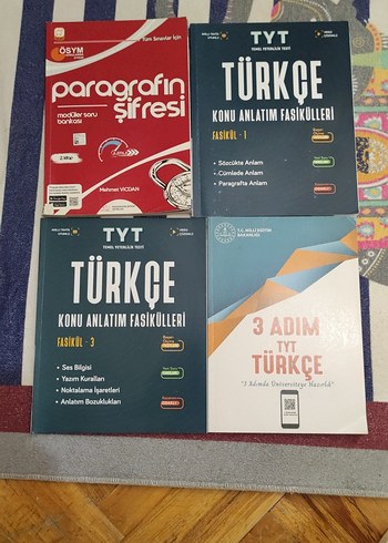 TYT Türkçe Konu Anlatım ve Paragraf Kitapları