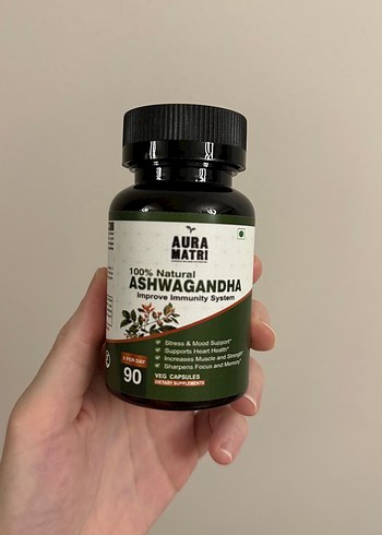 Aura Matri Doğal Ashwagandha 76 Kapsül