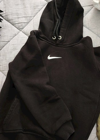 Diğer Siyah Kapüşonlu Erkek Çocuk Sweatshirt