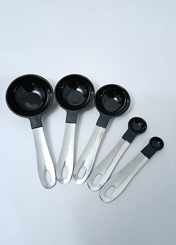 Cook With Color Çelik ve Silikon Ölçü Kaşığı Seti