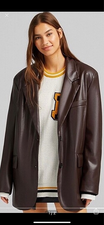 Bershka oversize blazer ceket