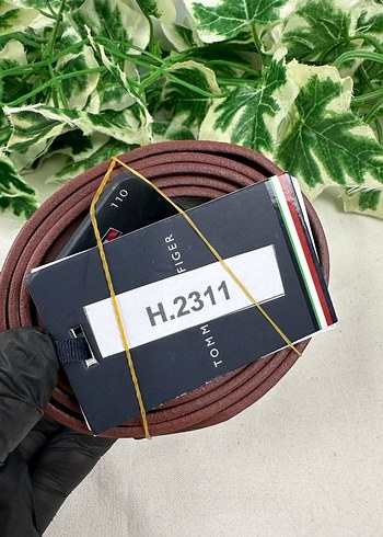 l/xl Beden Tommy Hilfiger Kahverengi Erkek Kemer - Street Style