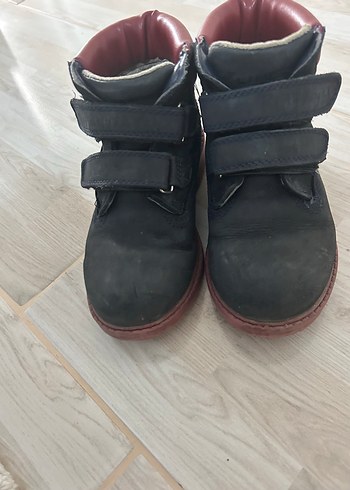 29 Beden lacivert Renk Erkek Çocuk Deri Bot