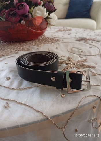 American Vintage Klasik Elegan suni Deri Kemer
