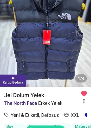 The North Face Siyah Kolsuz Şişme Yelek - Görsel 8