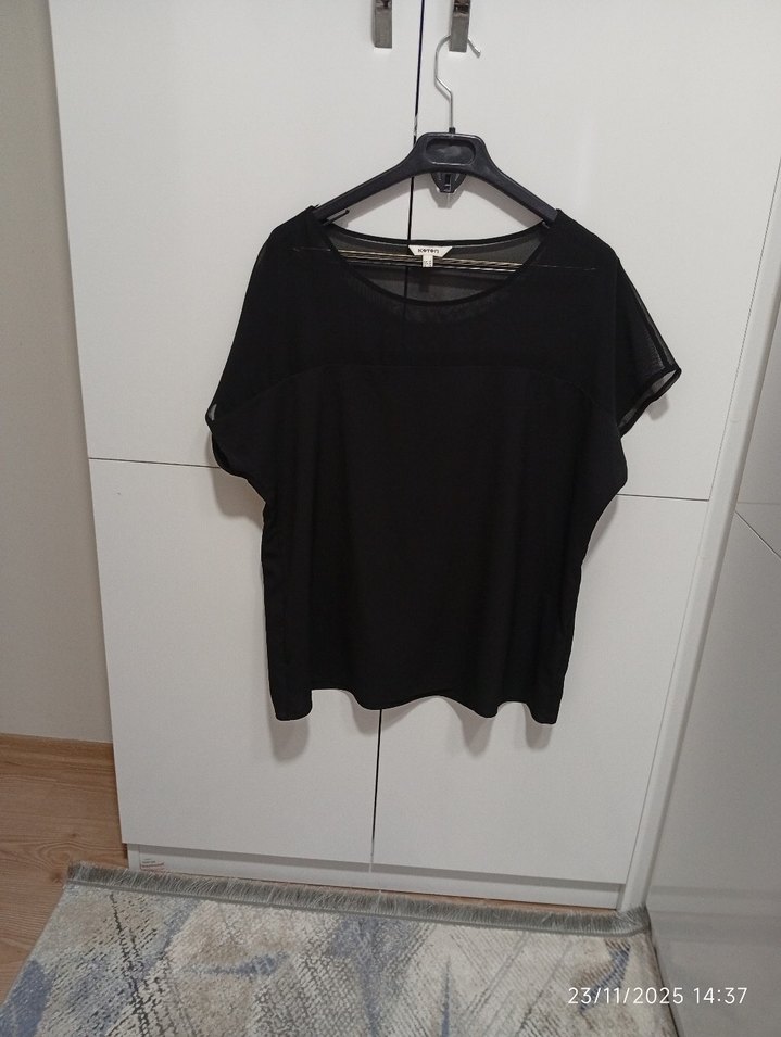 Siyah Kadın Bluz - Görsel 2