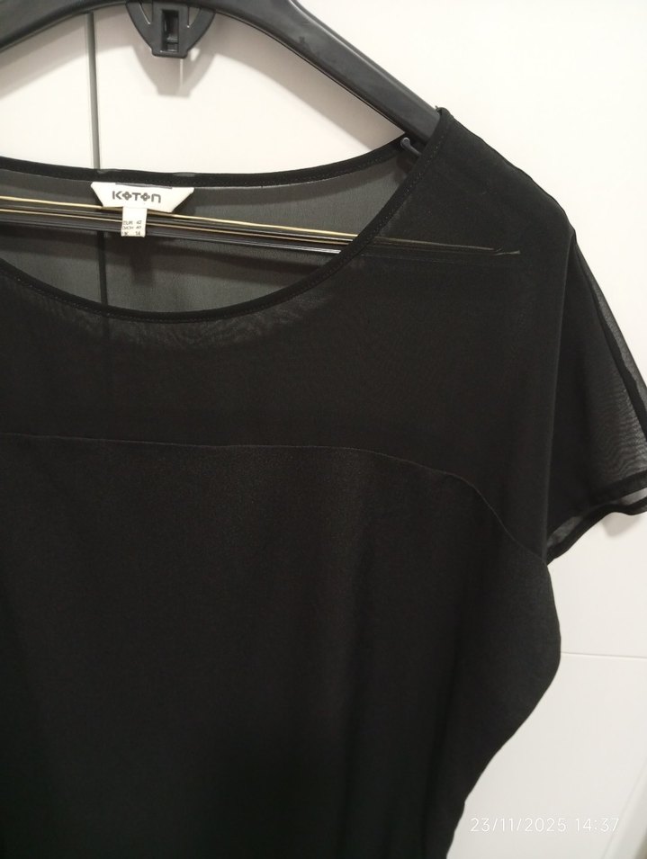 Siyah Kadın Bluz - Görsel 5