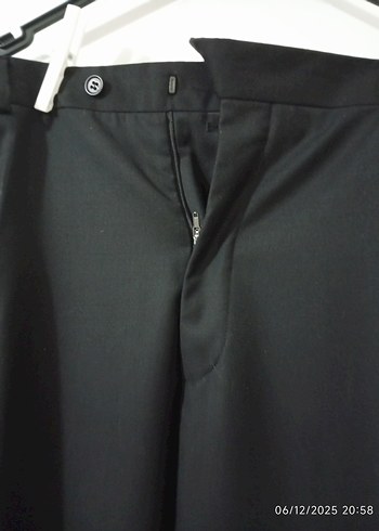 Siyah Kemerli Erkek Pantolon - Görsel 7