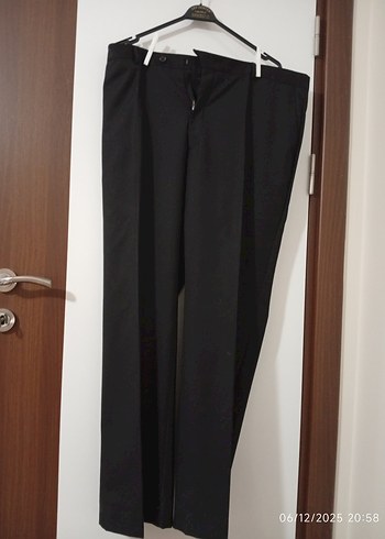 Siyah Kemerli Erkek Pantolon - Görsel 2