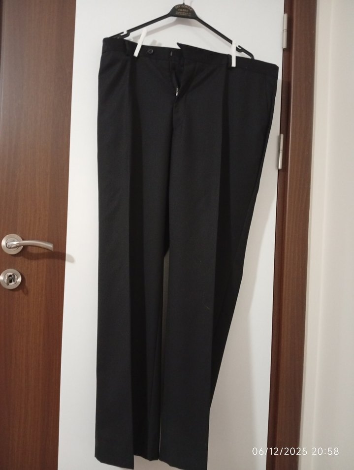 Siyah Kemerli Erkek Pantolon - Görsel 2