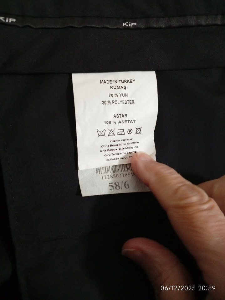 Siyah Kemerli Erkek Pantolon - Görsel 5