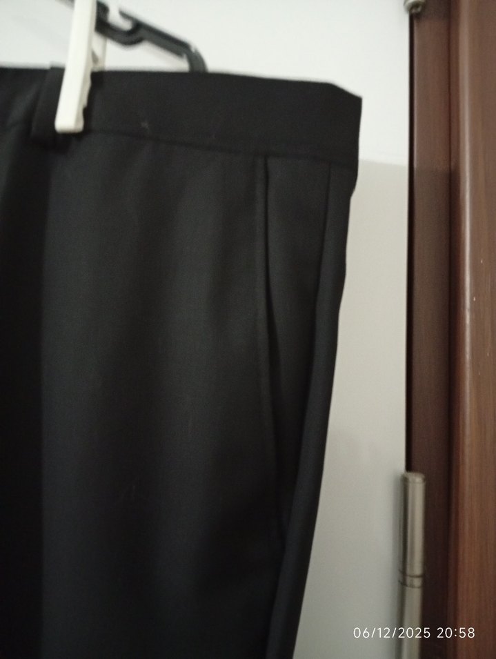 Siyah Kemerli Erkek Pantolon - Görsel 3