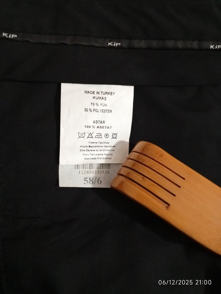 Siyah Kemerli Erkek Pantolon - Görsel 4