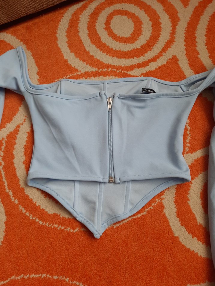 Mavi Straplez Strappy  Büstiyer - Görsel 4