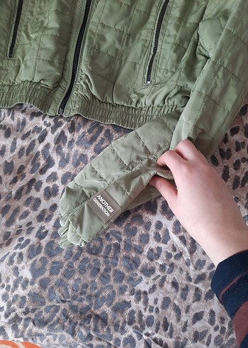 Yeşil Kadın Keten Midi Ceket - Görsel 4