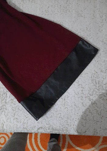 elbise bordo - Görsel 6