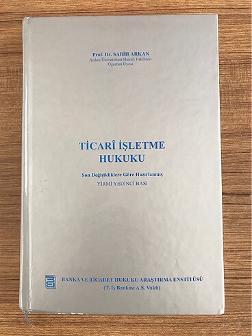 Ticaret Hukuku Sabiha Arkan