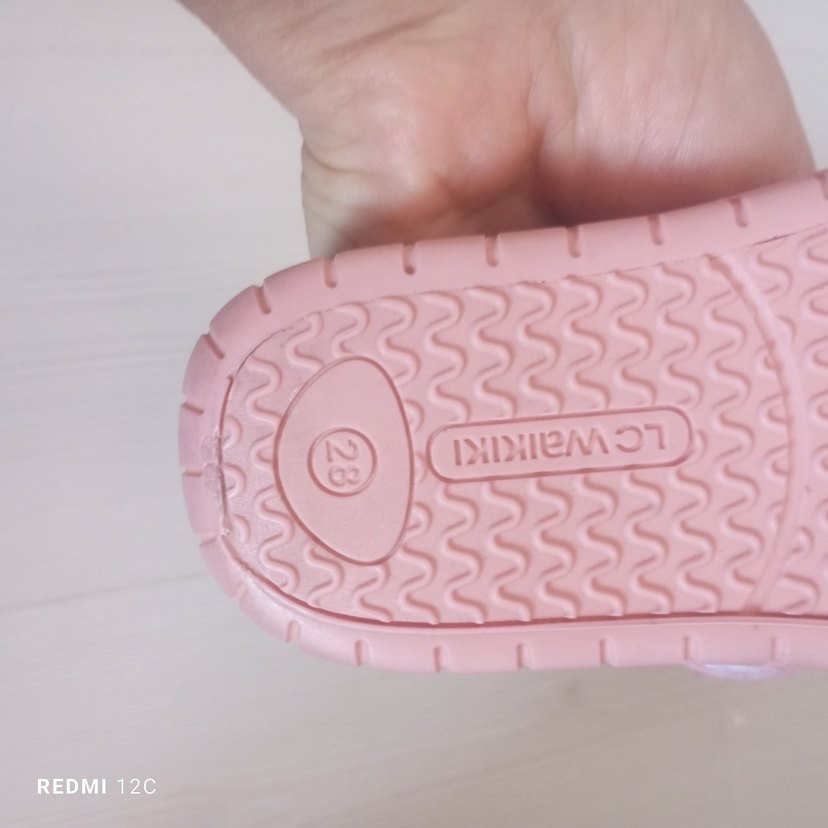 Kız Çocukları İçin Pembe Polar Ev Terliği - Görsel 3