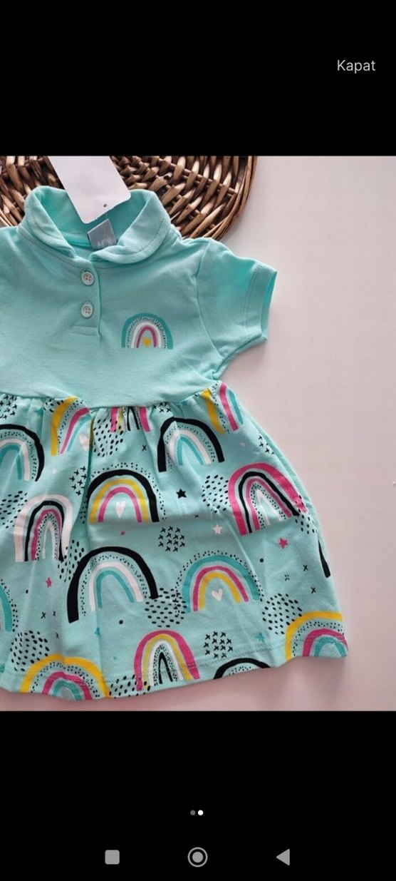 kısa kollu polo yaka 4yaş elbise - Görsel 2