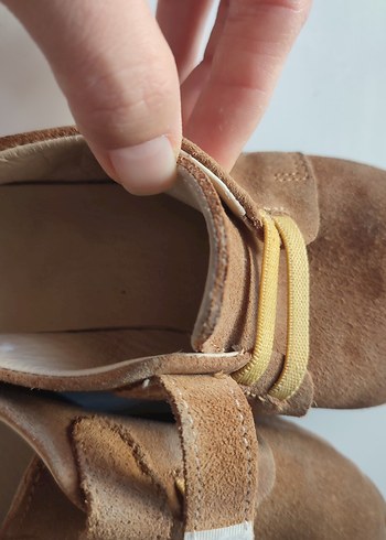 Kahverengi Süet Erkek Bebek İlk Adım Ayakkabısı ebebek 23 numara - Görsel 5