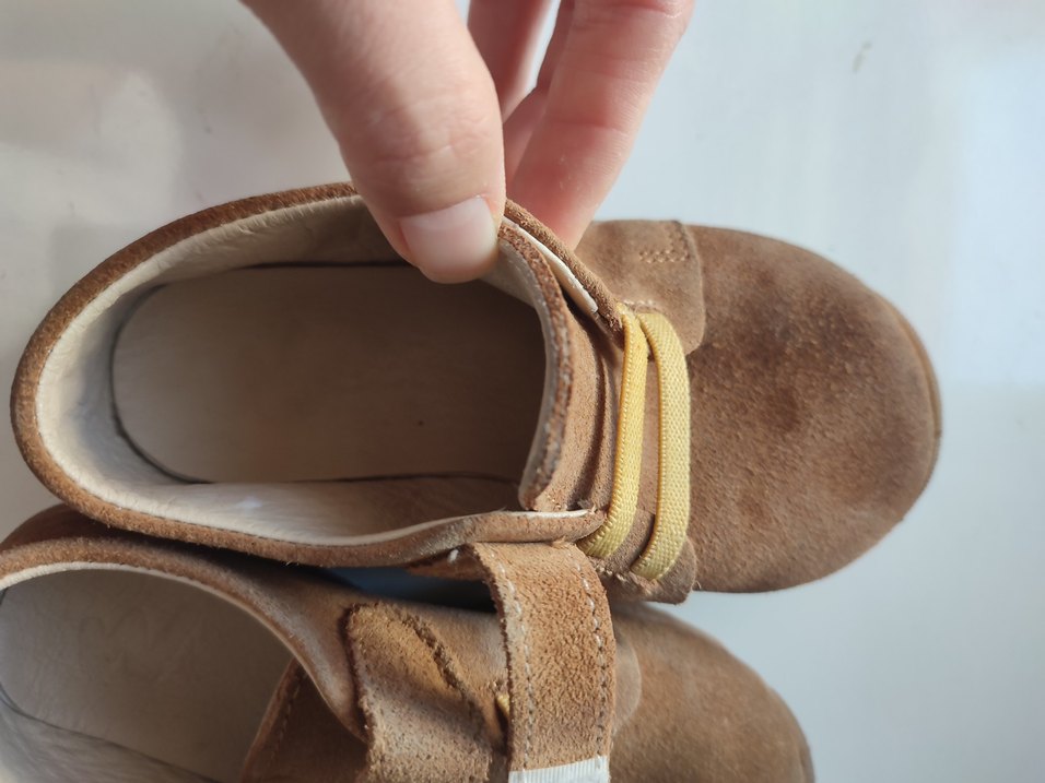 Kahverengi Süet Erkek Bebek İlk Adım Ayakkabısı ebebek 23 numara - Görsel 5