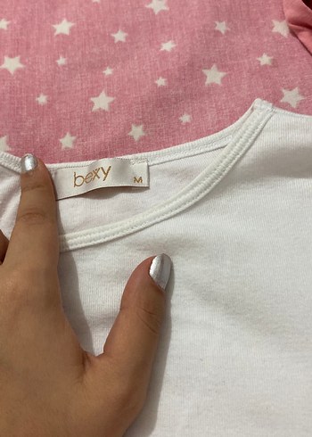 Beyaz Kısa Kollu Baskılı Tişört - Görsel 4