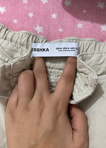 Kemerli Bej Rahat Kesim Kargo Şort - Görsel 5