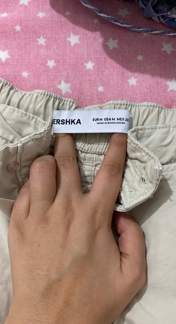 Kemerli Bej Rahat Kesim Kargo Şort - Görsel 5