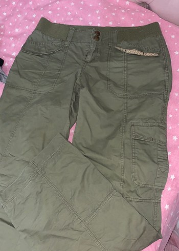 Düşük bel kargo pantolon - Görsel 2