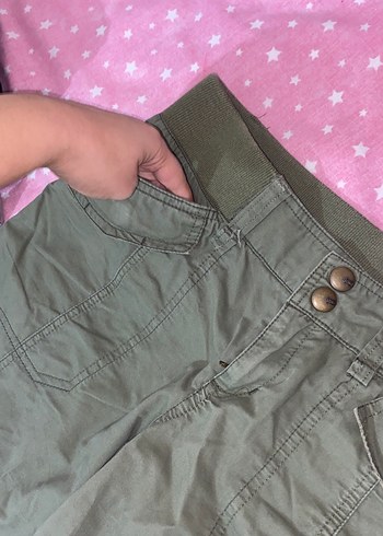 Düşük bel kargo pantolon - Görsel 8