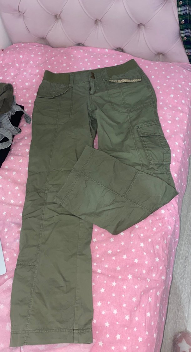 Düşük bel kargo pantolon - Görsel 3