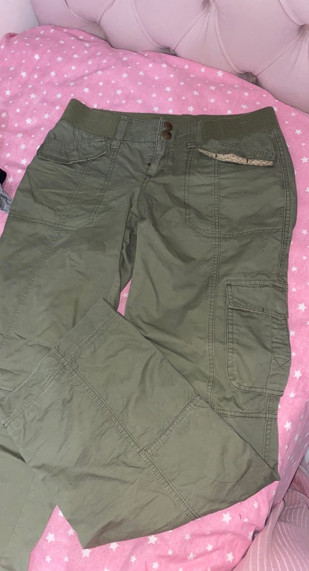 Düşük bel kargo pantolon - Görsel 2