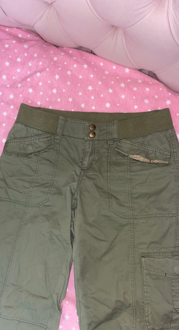 Düşük bel kargo pantolon - Görsel 5