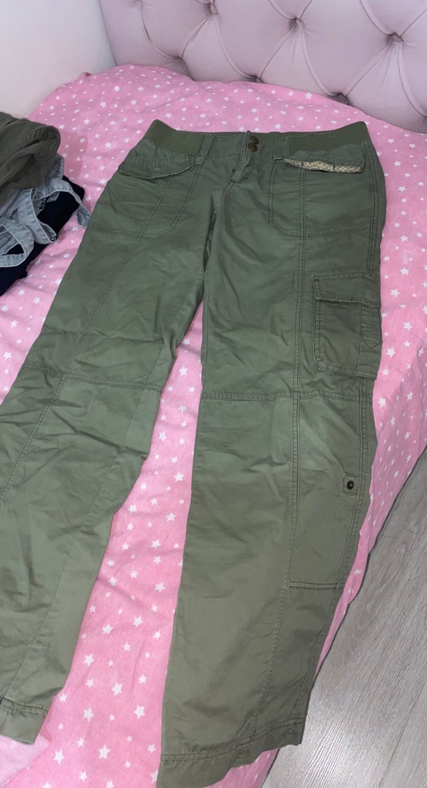 Düşük bel kargo pantolon - Görsel 4