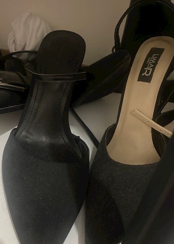 Parlak Mor Yılan Derisi Desenli Topuklu Kadın Ayakkabı - Görsel 3