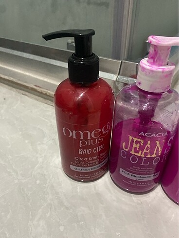 Saç boyası pembe kırmızı - Görsel 3